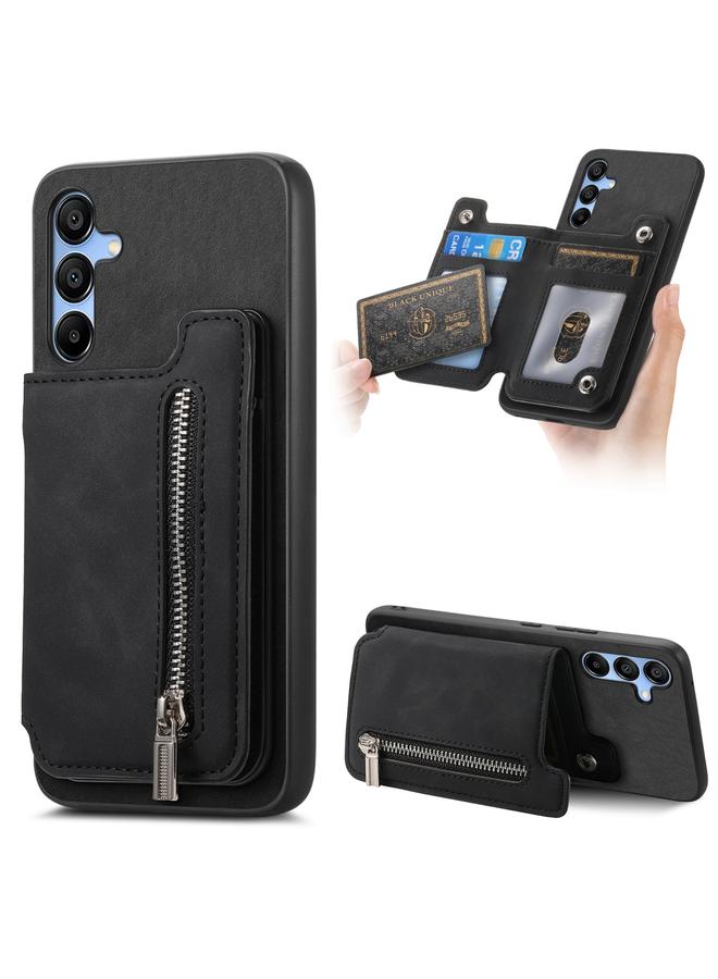 اس-توب جراب خلفي لهاتف Samsung Galaxy A24 5G Retro MagSafe مزود بسحاب وحقيبة بطاقات - Image 1