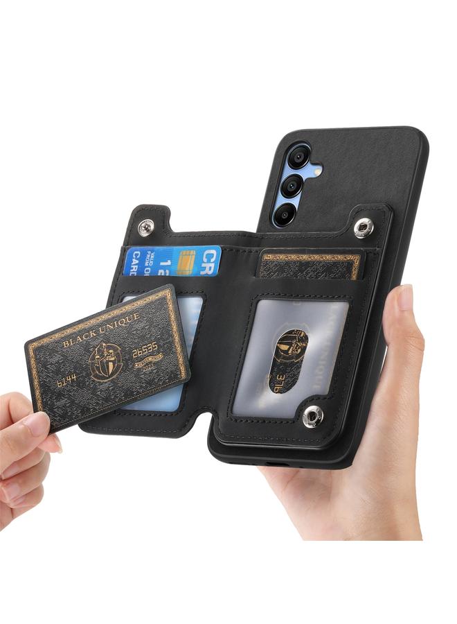 اس-توب جراب خلفي لهاتف Samsung Galaxy A24 5G Retro MagSafe مزود بسحاب وحقيبة بطاقات - Image 4