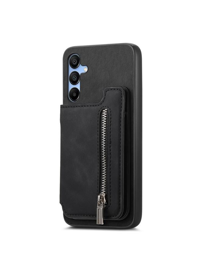 اس-توب جراب خلفي لهاتف Samsung Galaxy A24 5G Retro MagSafe مزود بسحاب وحقيبة بطاقات - Image 2