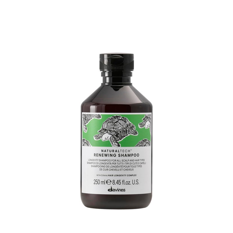 Davines Naturaltech RENEWING Shampoo, Gentle Cleansing That Promotes The Well Being Of Hair And Scalp, 8.45 Fl Oz (Pack of 1) - Image 1