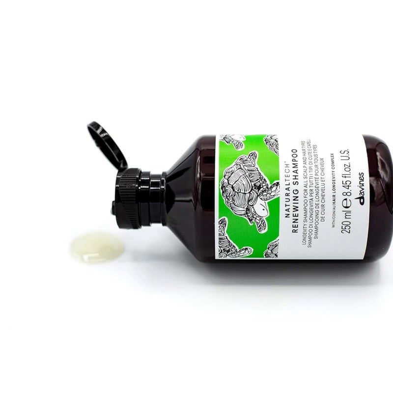 Davines Naturaltech RENEWING Shampoo, Gentle Cleansing That Promotes The Well Being Of Hair And Scalp, 8.45 Fl Oz (Pack of 1) - Image 5