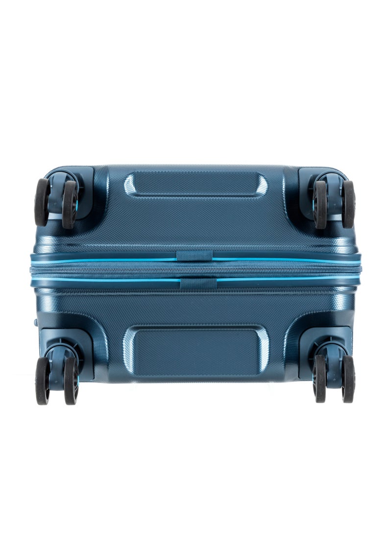AMERICAN TOURISTER TECHNUM 77 TSA Metallic BLUE-Medium size Hard Luggage  - Image 3