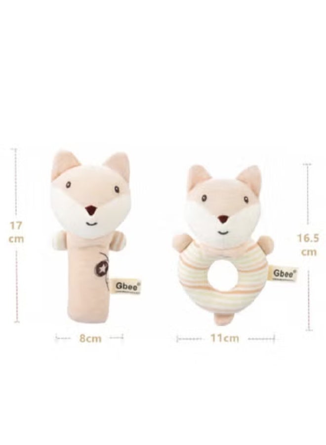 Gbee Top-Quality Material Organic Cotton Rattles Toy Set For Kids Hand Bell Infant Educational Mobiles Toys - Image 2