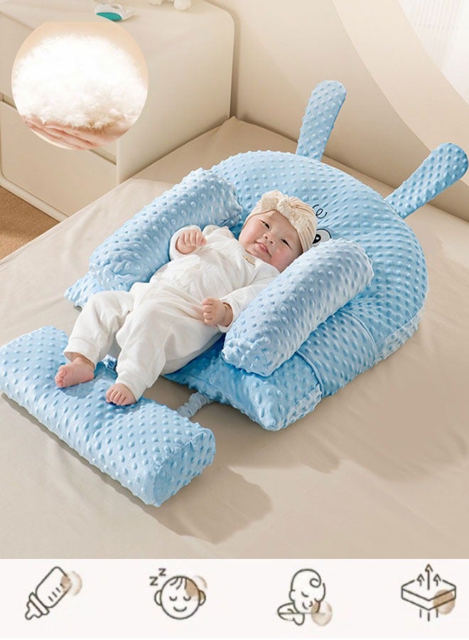 Baby Care Pillow and Body Positioner with Anti-Reflux Colic Cushion with Anti-Spitting Ramp Pillow Cushion made of high quality material - Image 1