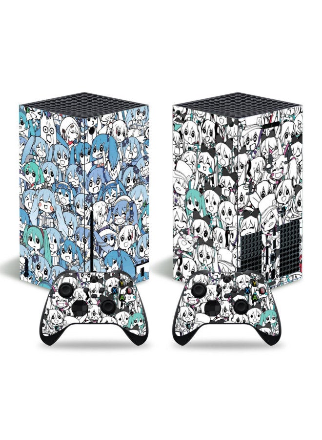 ملصقات Xbox Series X ملصقات شخصية كرتونية لفيلم المضيف، بدون صمغ جيل من الشعر - اللون: 1404 - Image 2