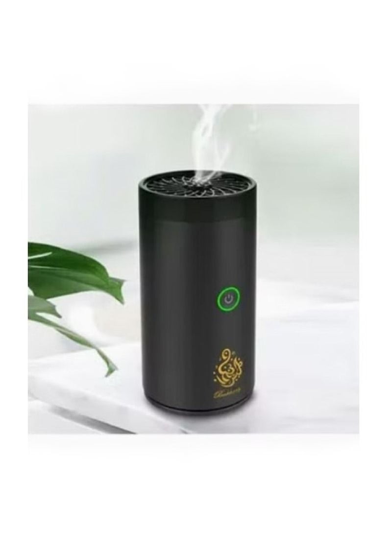 Bukhoor - USB Type-C Power Rechargeable Incense Burner Black - Image 1