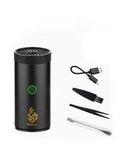USB Type-C Power Rechargeable Incense Burner Black