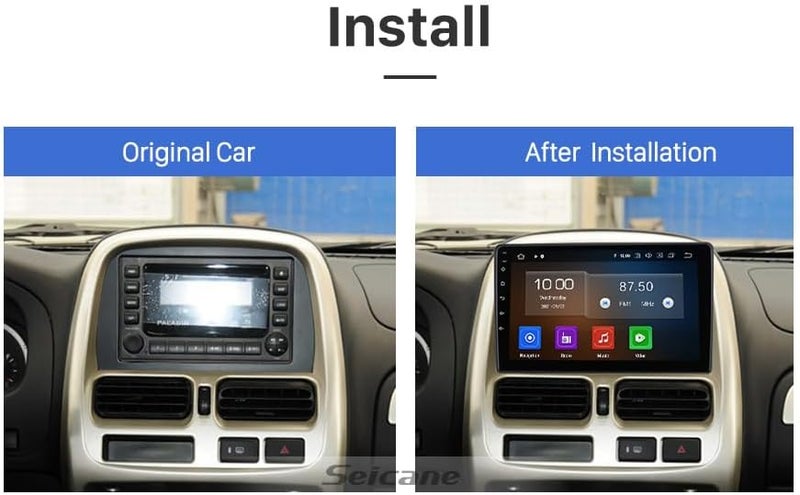 4k MRC android car screen for nissan paladin frontier,navara,np300 withapplecarplay reverse camera - Image 3