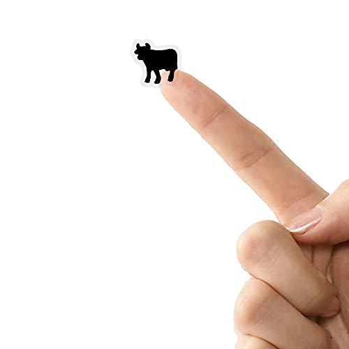 Sunny Bride 50 Wedding Meal Stickers - Food Identifier & Menu Choice Place Cards for Party Seating - Meal Option Indicator (Black, Beef) - Image 2