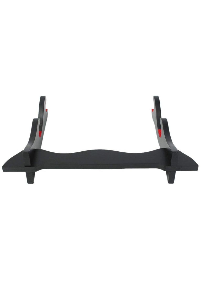 Generic Two-Tier Sword Stand Black Lacquer Finish  - Image 3