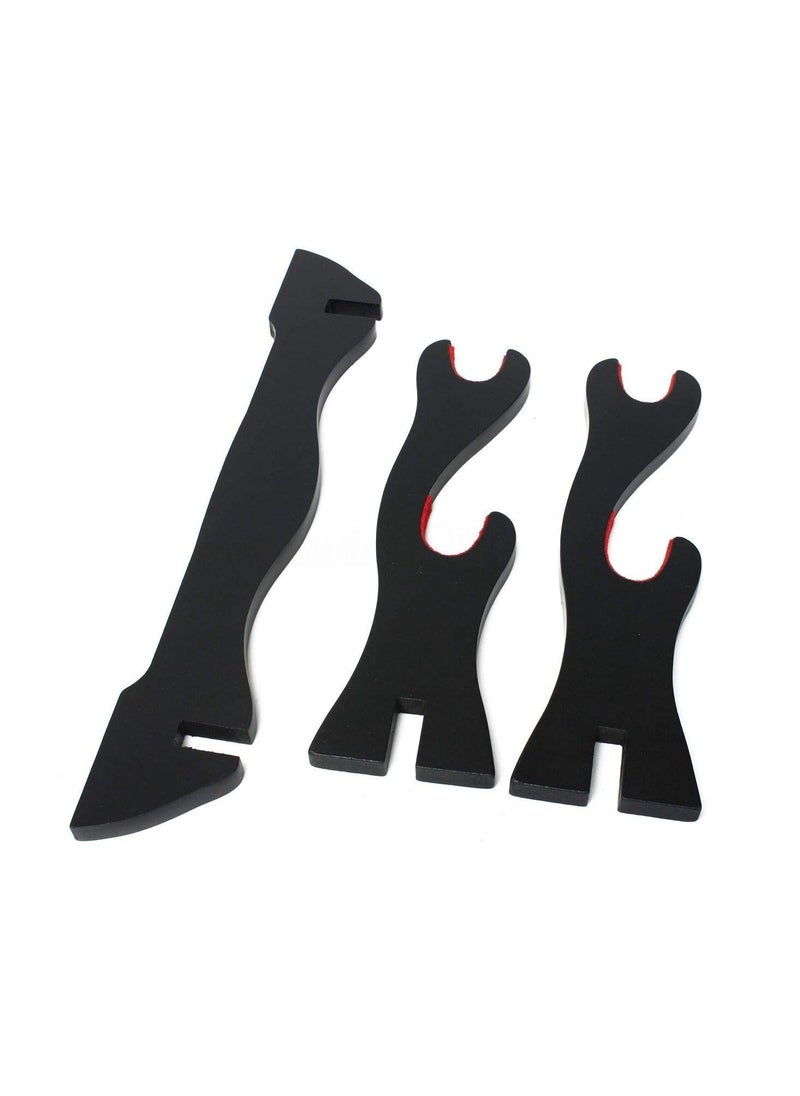 Generic Two-Tier Sword Stand Black Lacquer Finish  - Image 5