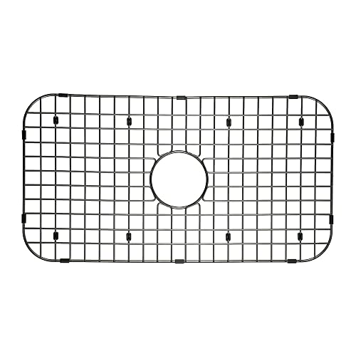 STARSTAR Sinks Protector Matte Black 304 Stainless Steel Kitchen Sink Bottom Grid Rack 26 L x 1438 W - Image 1