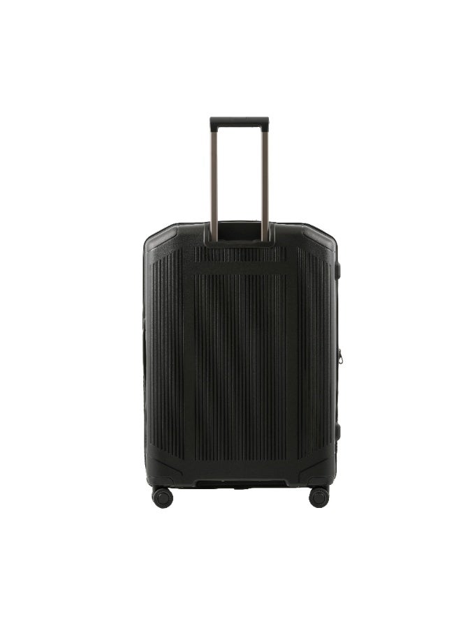 Tom Cruiser Richmont Polypropylene Hard Luggage Suitcase, Anti-Theft Zipper, TSA Lock, 24-in, Black, 2-Year Warranty - Image 3