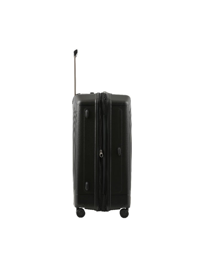 Tom Cruiser Richmont Polypropylene Hard Luggage Suitcase, Anti-Theft Zipper, TSA Lock, 24-in, Black, 2-Year Warranty - Image 4