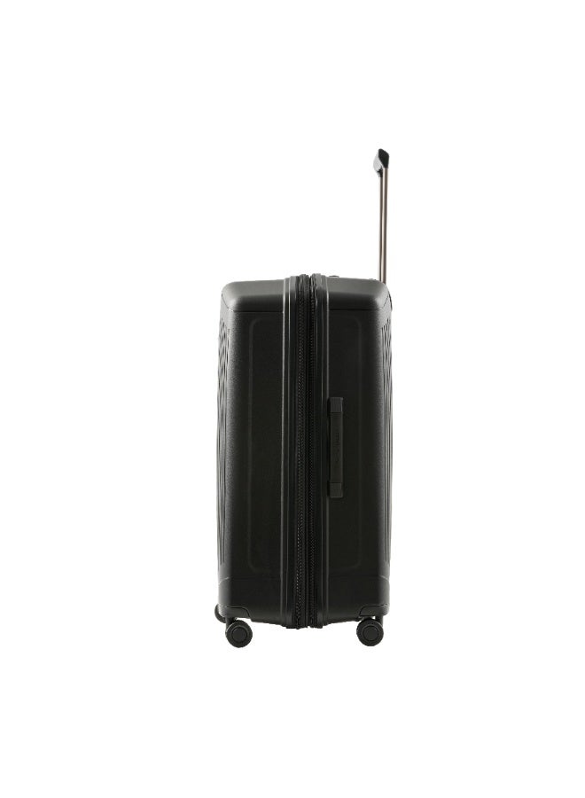 Tom Cruiser Richmont Polypropylene Hard Luggage Suitcase, Anti-Theft Zipper, TSA Lock, 24-in, Black, 2-Year Warranty - Image 5