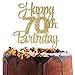 UOAOU Happy 70th Birthday Cake Topper Happy 70th Birthday Cake Topper 70th Birthday Decorations70th Topper70 Cake Party Decorations70 Anniversary Decor - Image 3