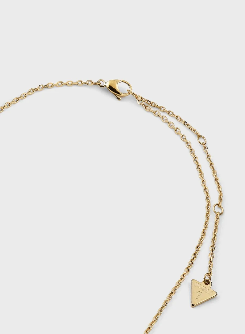 GUESS Rolling Heart Necklace