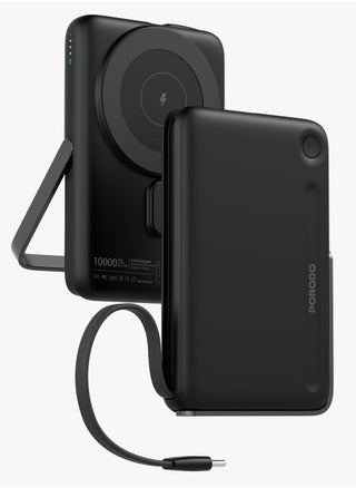 10000 mAh with Stand - Black