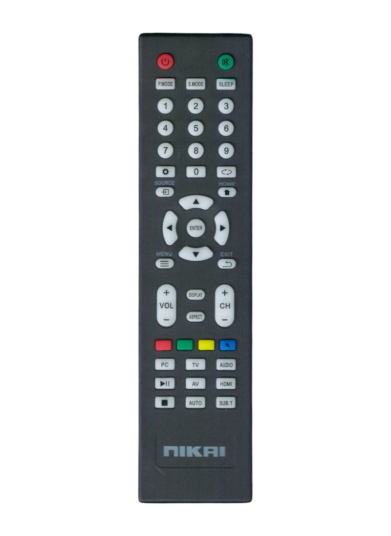 NIKAI - Replacement Remote Control for NIKAI Smart TV LCD, Upgraded Infrared Nikai TV Remote - Image 1