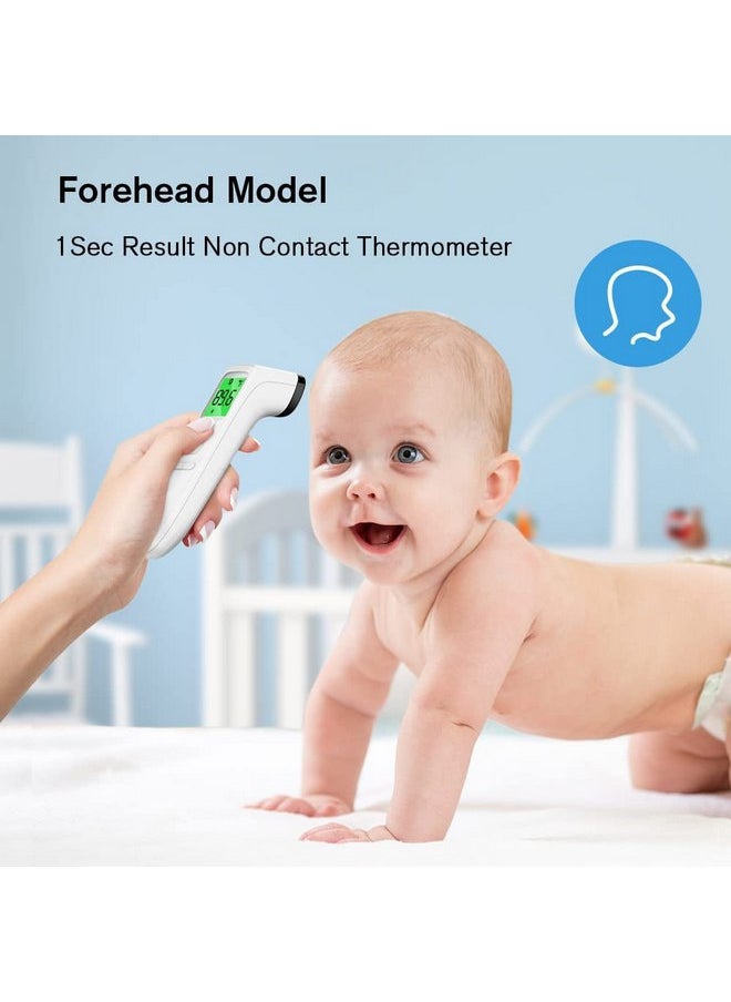 ANMEATE ANMEATE No-Touch Forehead Thermometer for Adults, Infrared Digital Thermometer for Kids, Touchless Baby Thermometer, Accurate Reading with Large Display, Mute Mode, Memory Recall, Fever Alarm  - Image 5