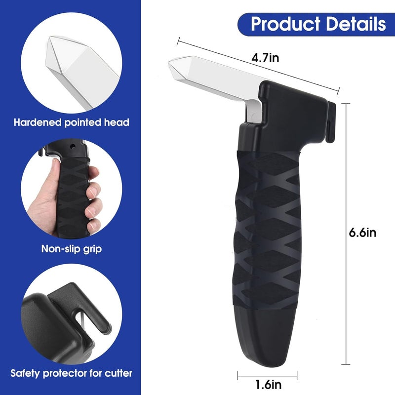 FoeiyLuan Elderly Automobile Assist Handles, Portable Vehicle Support Handles, seat Belt Cutters, Window Breakers; for All Vehicles - Image 2