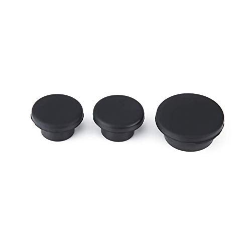 EVGATSAUTO Tailgate Plug, 3Pcs Tailgate Rubber Plug Spare Tire Kit for Wrangler JK 2007-2018 Spare Tire Carrier Bumper Tramp Stamp Parts Accessories - Image 2