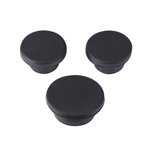 EVGATSAUTO Tailgate Plug, 3Pcs Tailgate Rubber Plug Spare Tire Kit for Wrangler JK 2007-2018 Spare Tire Carrier Bumper Tramp Stamp Parts Accessories - Image 1