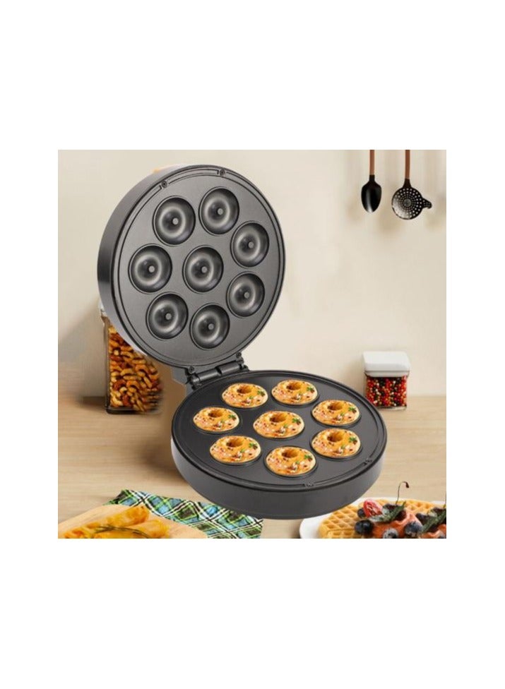 Mini Donut Maker Machine, 8 Holes Non-Stick Donut Baker, 1400W Powerful Donut Maker , Dishwasher Safe, Perfect Bread Machine for Homemade Donuts, Easy-to-Clean Kitchen Tool - Image 1