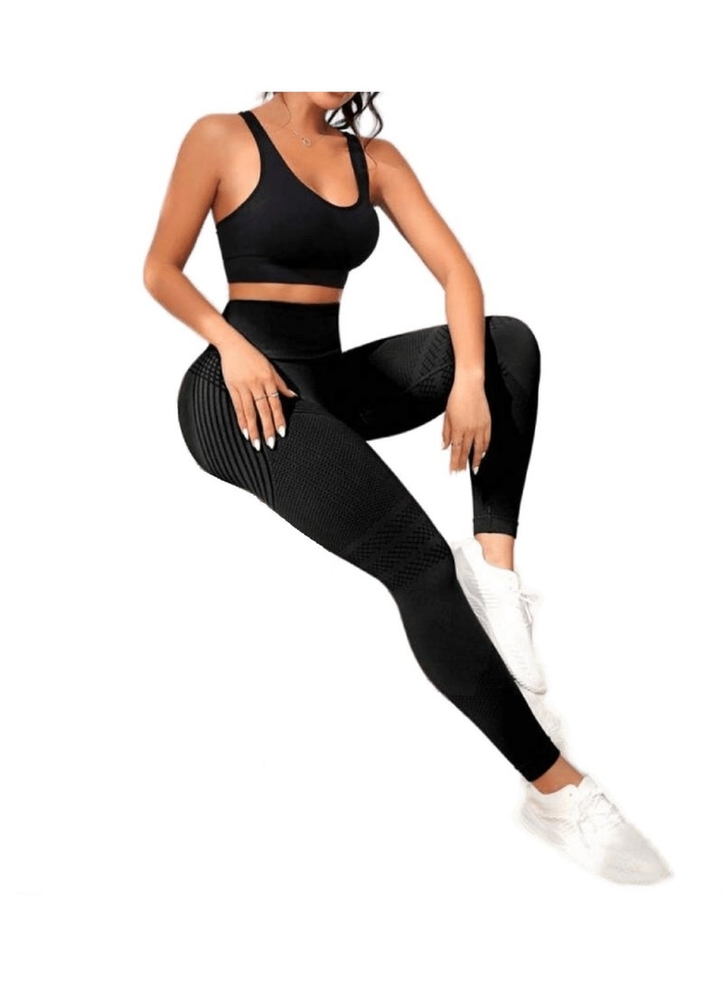 Sweet Cathy Scrunch Butt Lifting Yoga Pants Seamless Leggings High Waist Tummy Control Workout Gym for Women - Image 5