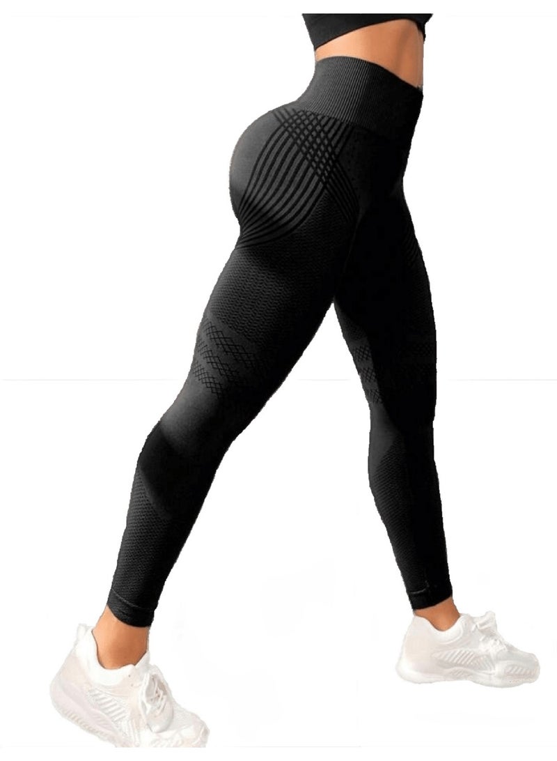 Sweet Cathy Scrunch Butt Lifting Yoga Pants Seamless Leggings High Waist Tummy Control Workout Gym for Women - Image 2