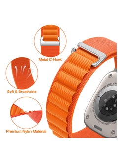 BORTONY 4 Pack Alpine Loop Compatible with Apple Watch Ultra Band 49mm Men Women Adjustable Sport Elastic Nylon Strap for iWatch Series Ultra/SE/8/7/6/5/4/3/2/1  - Image 4