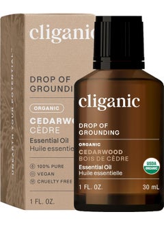 Cliganic Cliganic Organic Cedarwood Essential Oil - 100% Pure Natural Undiluted, for Aromatherapy Diffuser | Non-GMO Verified (Packaging May Vary) 