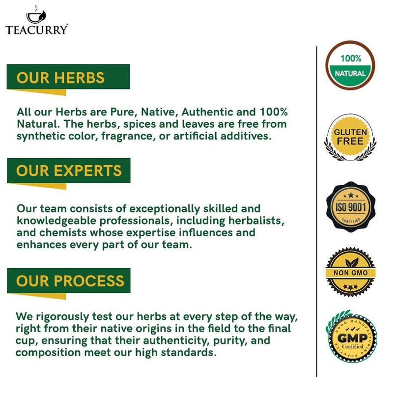 TEACURRY أوراق الماغور العضوية من تي كاري (50 جرام) - تساعد في تعزيز الطاقة، وتحسين الهضم، ومتعة عطرية - Image 4