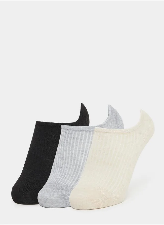 ستايلي Styli Set of 3 - Breathable No Show Socks