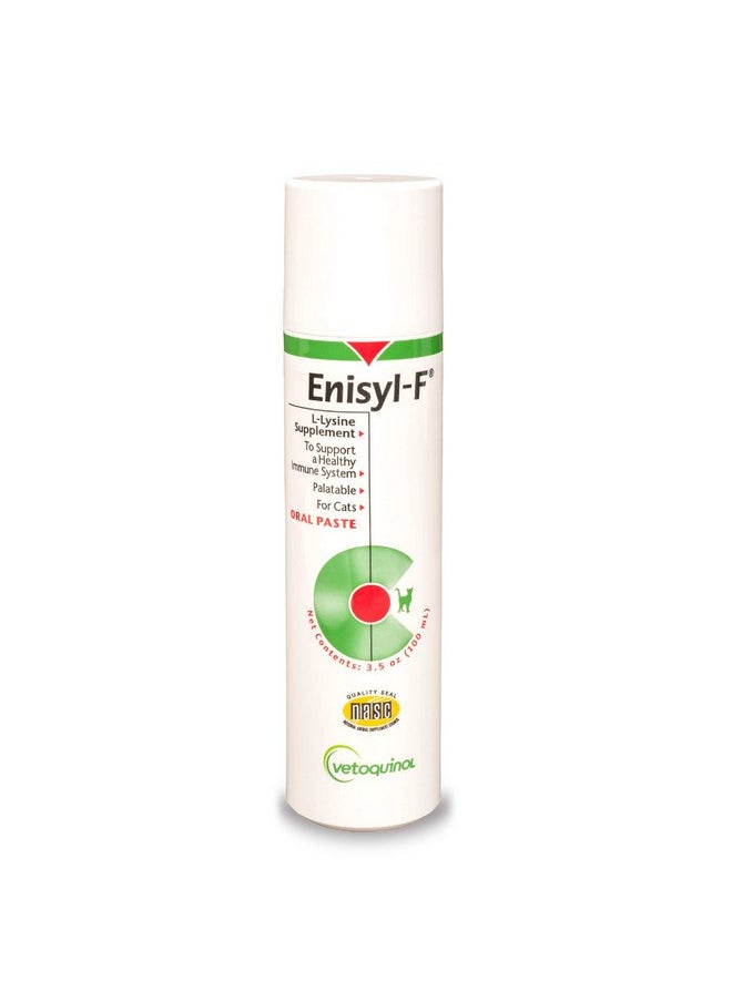 Vetoquinol Vetoquinol Enisyl-F Oral Paste: L-Lysine Supplement for Cats - Tuna Flavor, 3.4oz (100mL) Pump  - Image 1