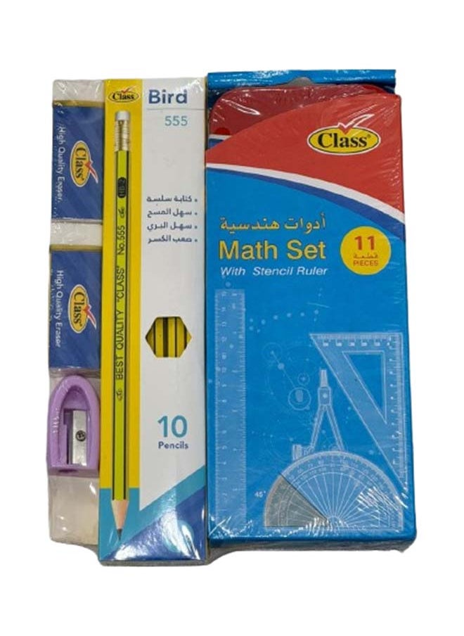 class Math Set - Complete Geometry Tools 