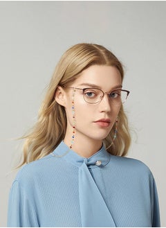 roaiss Eyeglass Chain for Women Eyewear Strap Holders around Neck Mask Necklace Lanyard Colorful Crystal Beaded Reading Glasses Cords Retainer  - Image 2