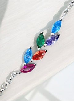 zilara Hexa Stone Leaf Bracelet  - Image 1