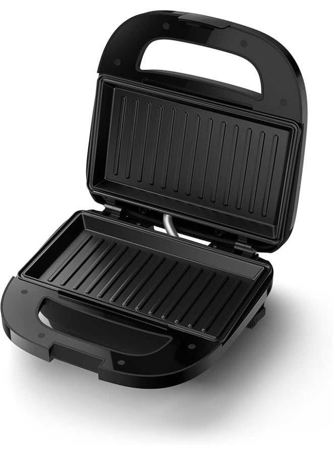 Philips Sandwich Maker - 750W, Nonstick Plates, On/Off Switch - 750 W HD2300/90 / HD2330/90 Black - Image 3