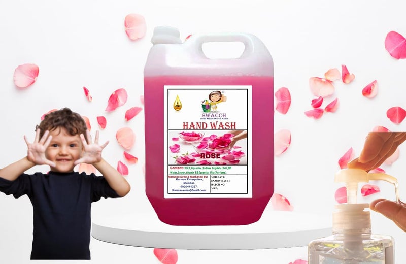 Swacch Hand wash 5 Litre Rose - Image 1