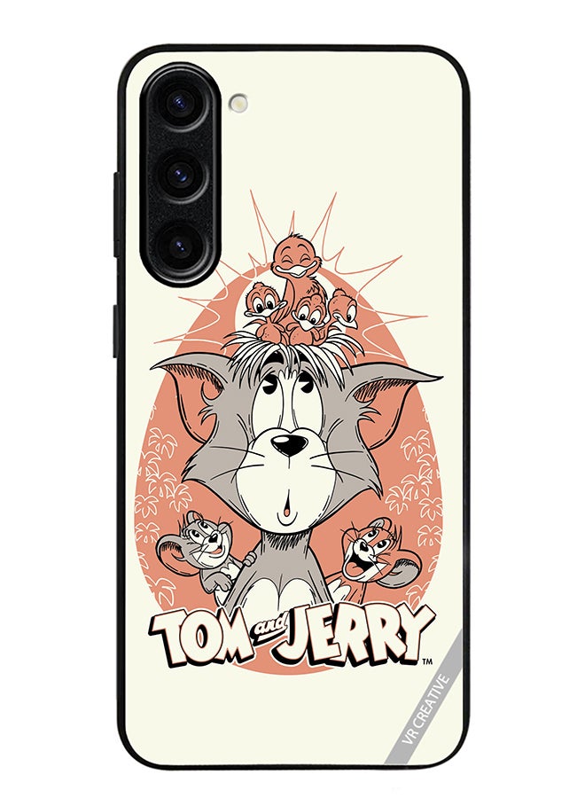 VR CREATIVE Protective Case Cover For Samsung Galaxy S23 FE Tom And Jerry Design Multicolour - Image 1