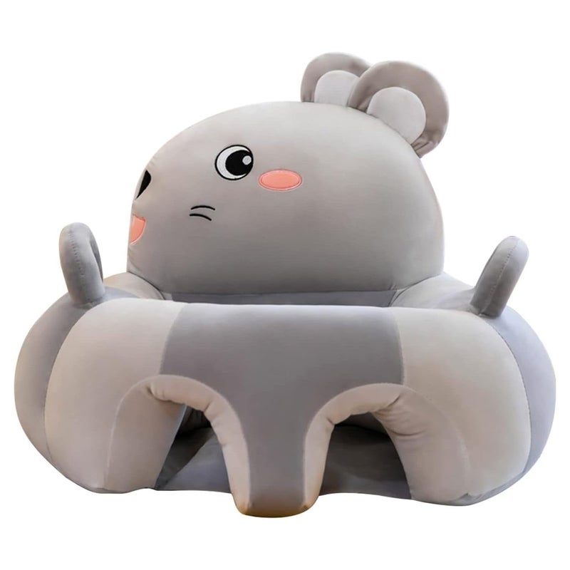 Plush Baby Sitting Support Chair - Soft Protective Nursery Seat for Toddlers - Comfortable Floor Lounger for Upright Sitting Training - Lightweight & Non-Slip Baby Support Pillow (3-12 Months)-018-2