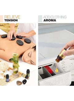 Beauenty Oils Set for Diffuser, 6pcs x 10 mL Diffuser Oil, Lavender, Eucalyptus, Lemon, Sweet Orange, Tea Tree, Peppermint  - Image 3