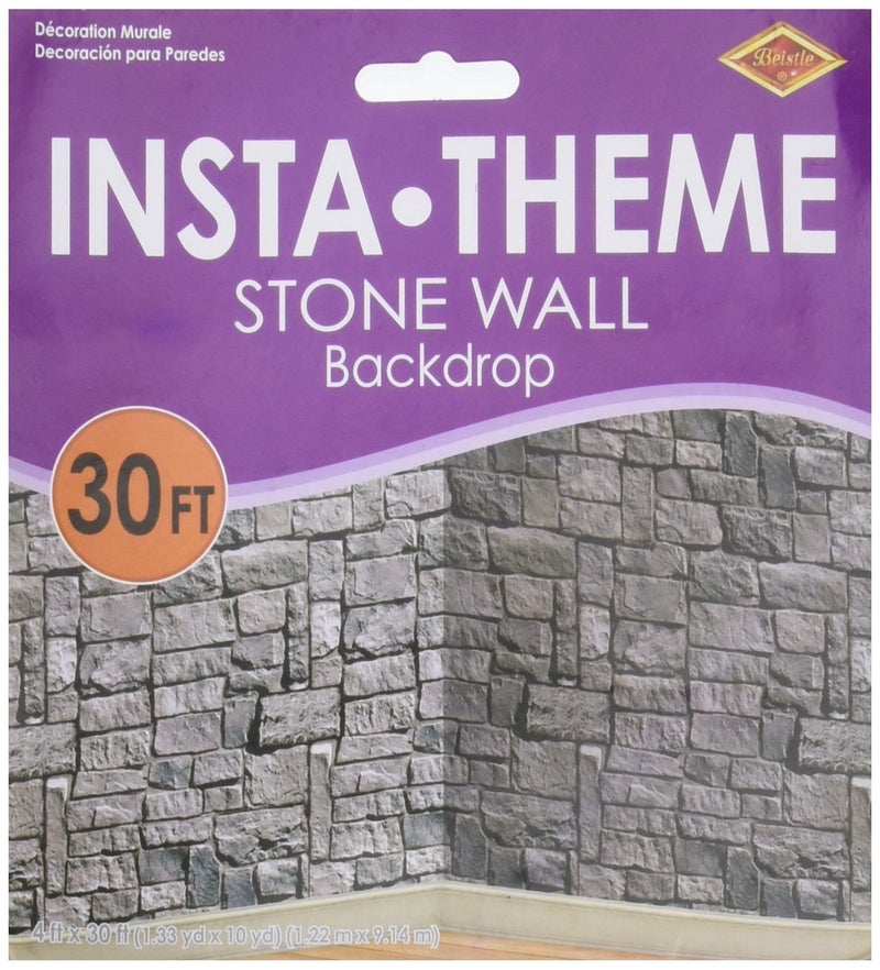 Beistle Stone Wall Plastic Backdrop - Image 5