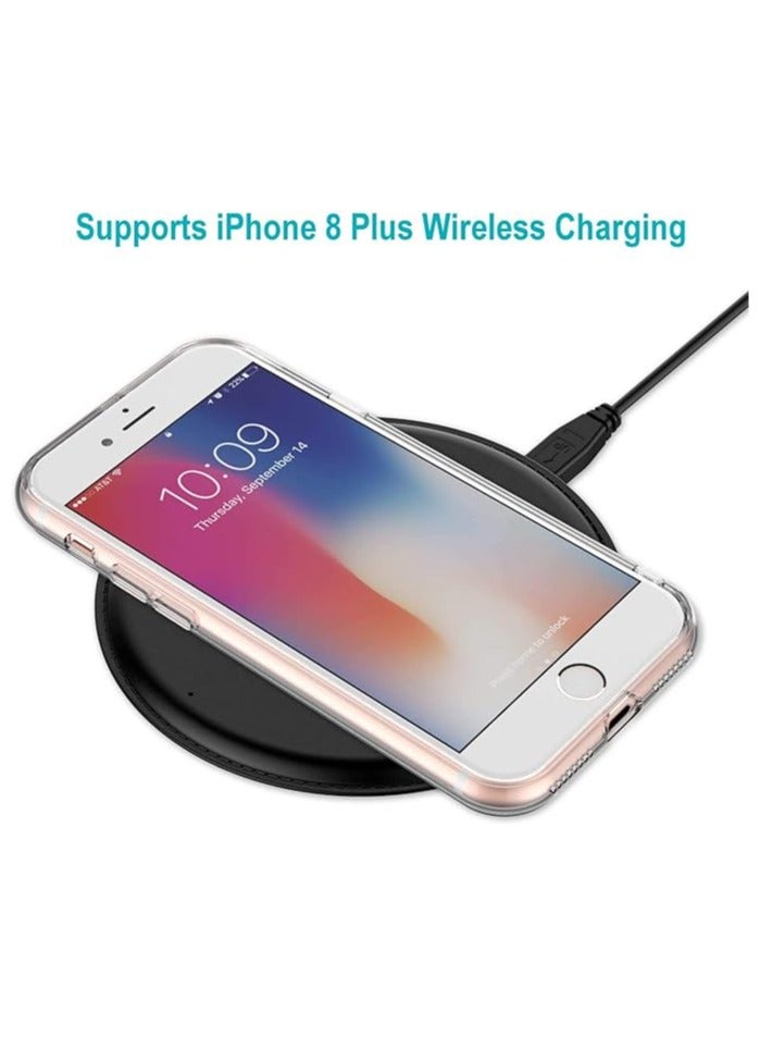 فواتير جراب شفاف مقاوم للصدمات لهاتف iPhone 8 Plus، غير مصفر، حماية من السقوط العسكري حتى 10 أقدام، غطاء خلفي شفاف صلب مع وسائد هوائية بأربع زوايا للحماية من السقوط - Image 5