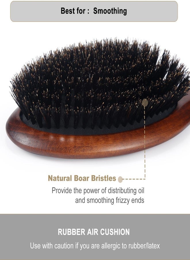BESTOOL Hair Brush, Boar Bristle Hair Brushes for Women Men Kids, Boar Bristle Brush for Hair Smoothing, Everyday Brush Enhances Shine & Health - Image 2