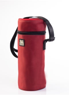 Beach Cool Hot & Cold Sports Bottle Soda Bag - Insulated & High Quality Material - Adjustable Strap (2.5 Liter Red)  - Image 1
