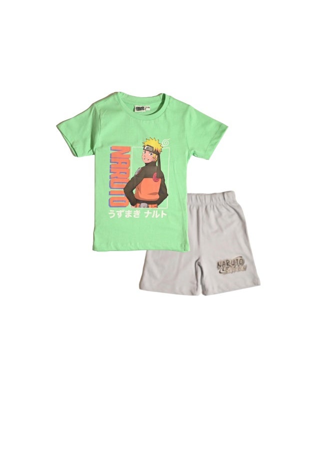 ناروتو طقم تيشيرت وشورت للأولاد من ناروتو - Image 1