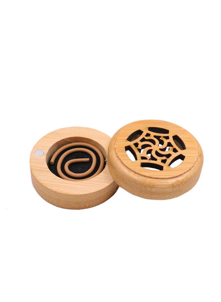 Bakhoor BoSidin Bakhoor Bosidin- Mini Incense Burner Gift Set Round with 1 coil – A52S  - Image 2