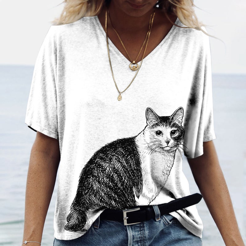 2024 T-Shirt Independent Station Women'S Short-Sleeved Wish Spot Temu - Image 1